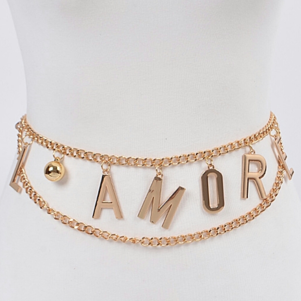 L'AMORE Golden Waist Belt